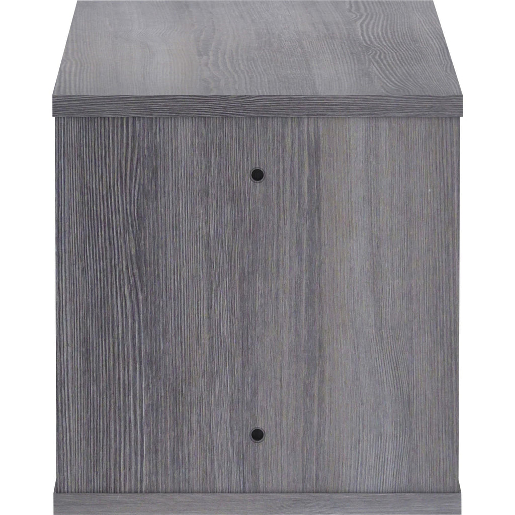 Lorell, Llr90281, Panel System Open Storage Cabinet, 1 Each, Charcoal