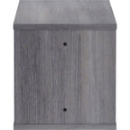 Lorell, Llr90281, Panel System Open Storage Cabinet, 1 Each, Charcoal
