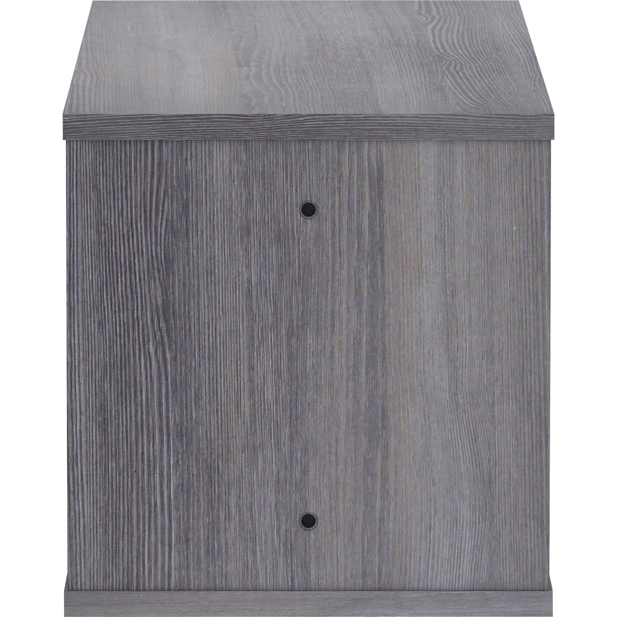 Lorell, Llr90281, Panel System Open Storage Cabinet, 1 Each, Charcoal