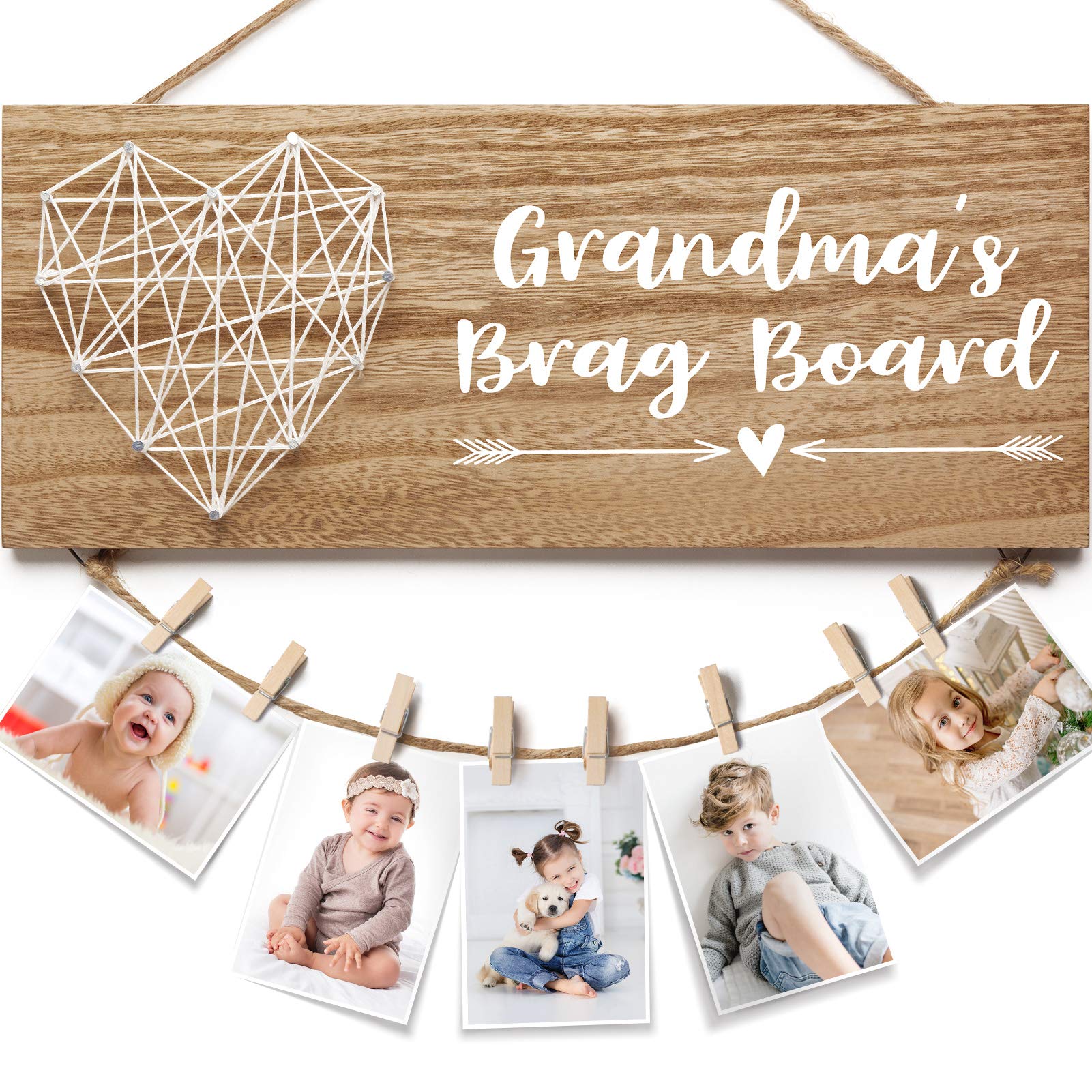 Grandma s Brag Board Grandma Gifts, Mothers Day Gifts for Grandma from Granddaughter Grandson, Best Mothers Day Nana Gifts Gran