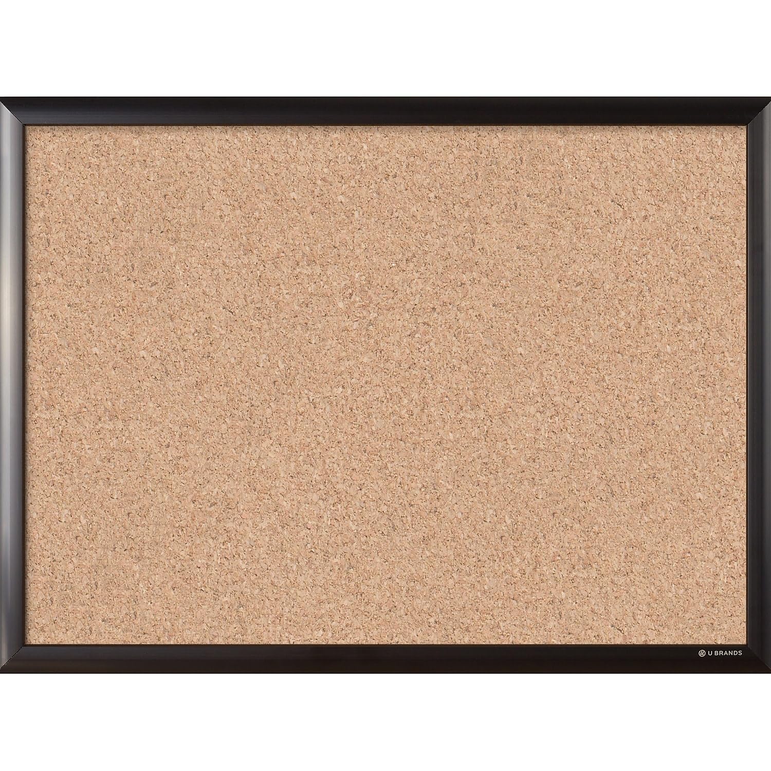 U Brands 2879U00-01 Bulletin Board, Black Frame