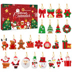 IMIKEYA Advent Calendar 2021, Christmas tree Ornaments, Christmas Advent Calendar, Christmas Countdown Calendar, Mini Christmas 