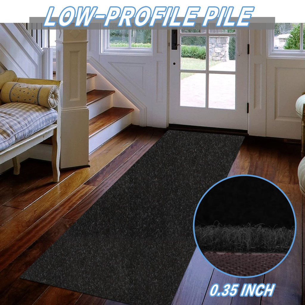 Freadem Runner Rugs 2' X 4' Indoor Outdoor Carpet Runner, Area Rugs With Anti-Slip Rubber Backing For Aisle Hallway Balcony Gara