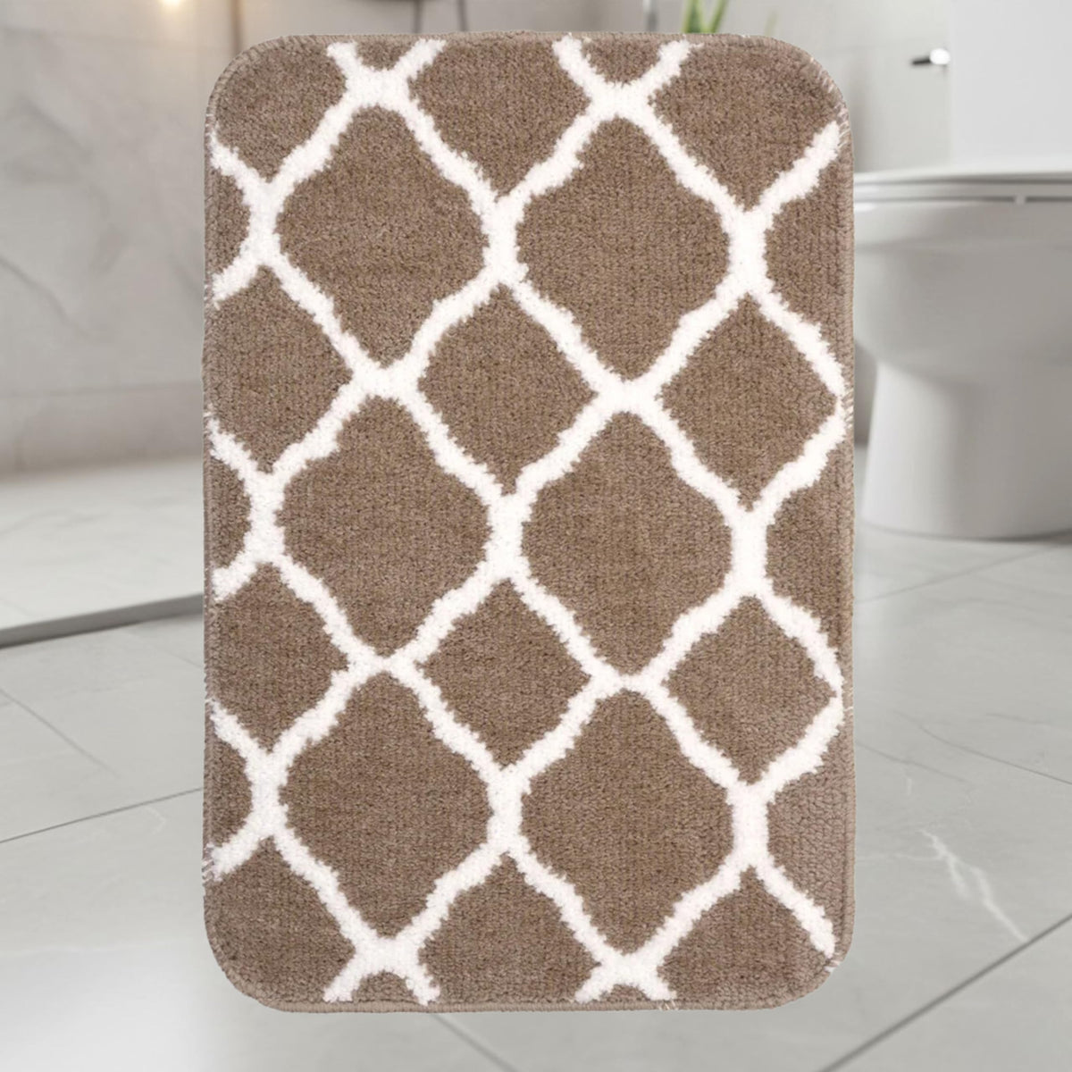 Saral Home Tangier Soft Microfiber Durable & Washable Multipurpose Bedside Runner for Home/Kitchen/Living Area/Lobby/Office Entr