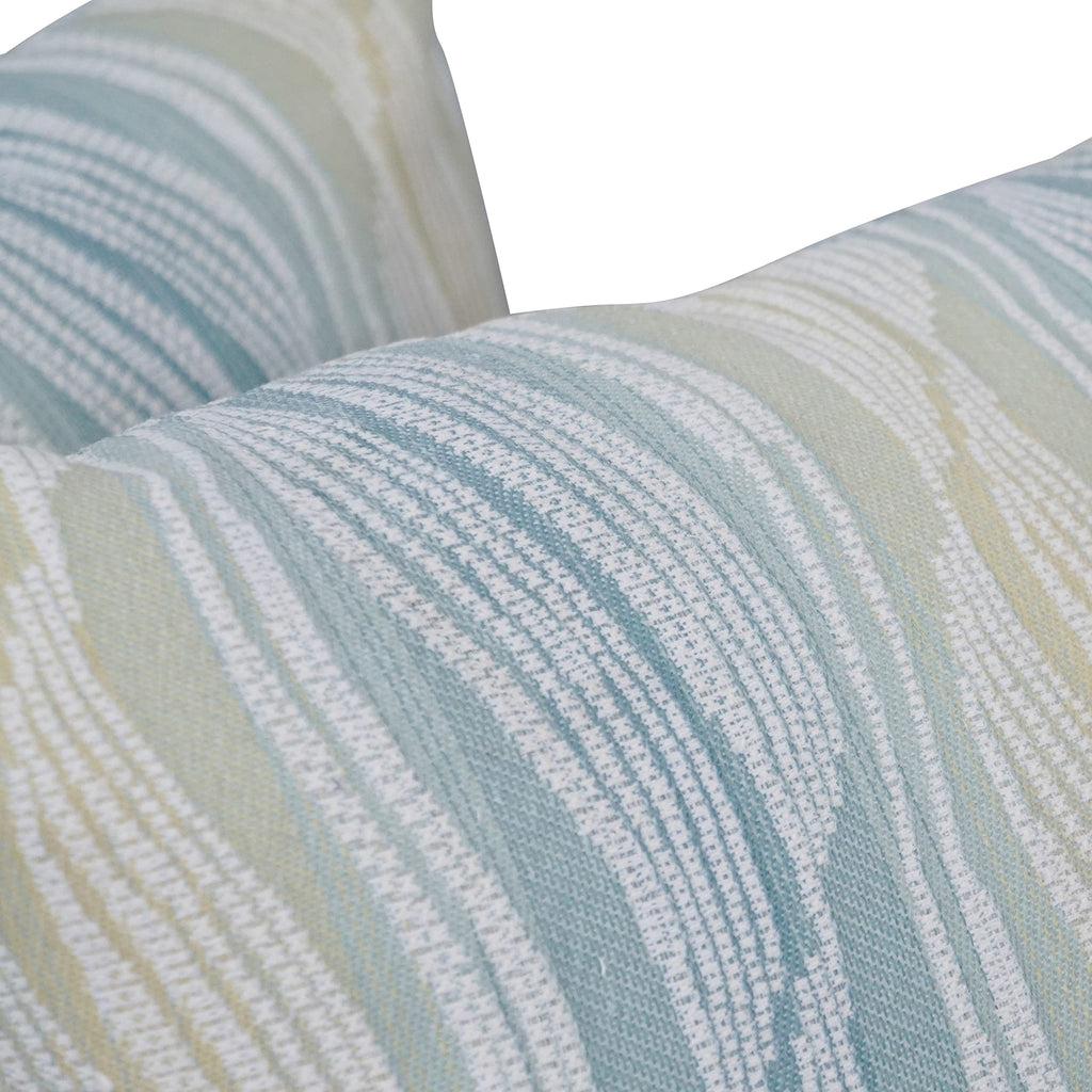 Blazing Needles Square Polyester Jacquard Throw Pillows, 17", Clove Seagla 2 Count