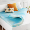 Best Price Mattress 3 Inch Swirl Gel Aerobreeze Cooling Air Flow Memory Foam Mattress Topper, King