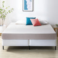 ZINUS No Assembly Metal Box Spring / 9 Inch White Mattress Foundation / Sturdy Metal Structure, Split Cal King