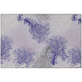 Seabreeze Sz3 Purple Coastal Rug Rectangle 10' X 14'