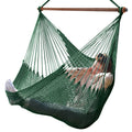 Upgraded Caribbean Hammock Chair With Detachable Metal Bar, Large Hammock Swing Chair, Xl Rope Hanging Chair For Outdoor Indoor,