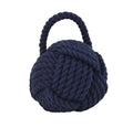 Blue Rope Knot Cotton Door Stop