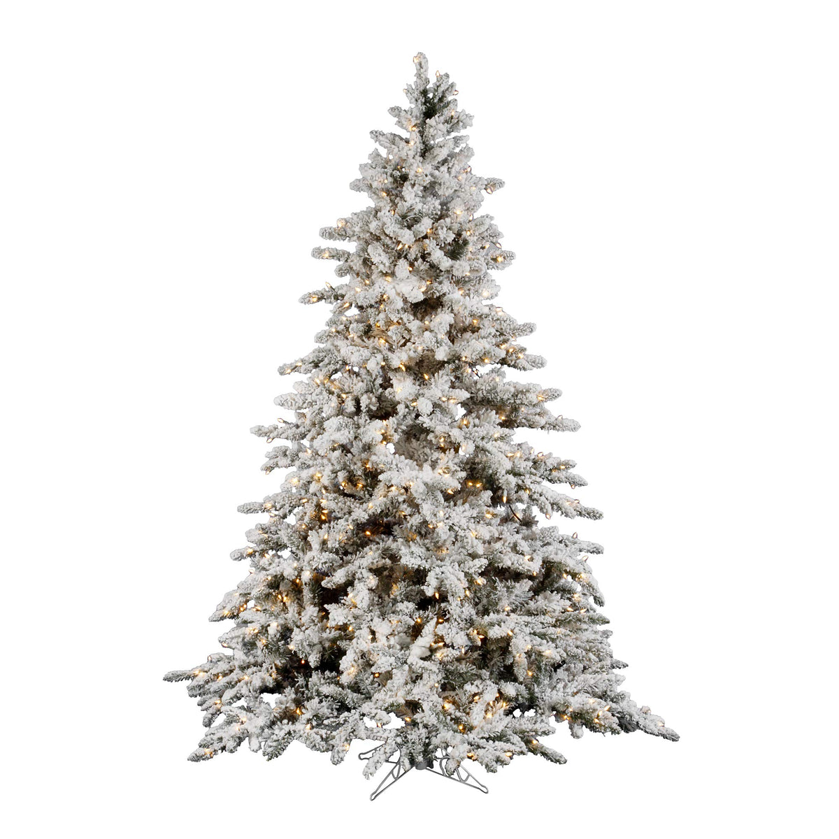 Vickerman Flocked Utica With Duralit 250 Clear Lights, 4.5Feet By 41Inch (A895146)