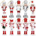 10 Pcs Christmas Nutcracker Ornaments Wooden Nutcracker Hanging Decorations 5 Inch Tall Nutcracker Figures Nutcracker Christmas 