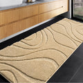 DEXDE Bathroom Rugs Runner 24 x 60 Inch, Extra Long Bathroom Rug Non-Slip, Machine Washable Bath Mats Rug, Beige Soft Carpets fo