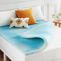 Best Price Mattress 1.5 Inch Swirl Gel AeroBreeze Cooling Air Flow Memory Foam Mattress Topper, Full