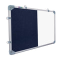 Eduway Combination Board 1.5X2 Feet (Non-Magnetic Whiteboard With Blue Pin-Up Notice Board With Push Pins For Home, School & Off