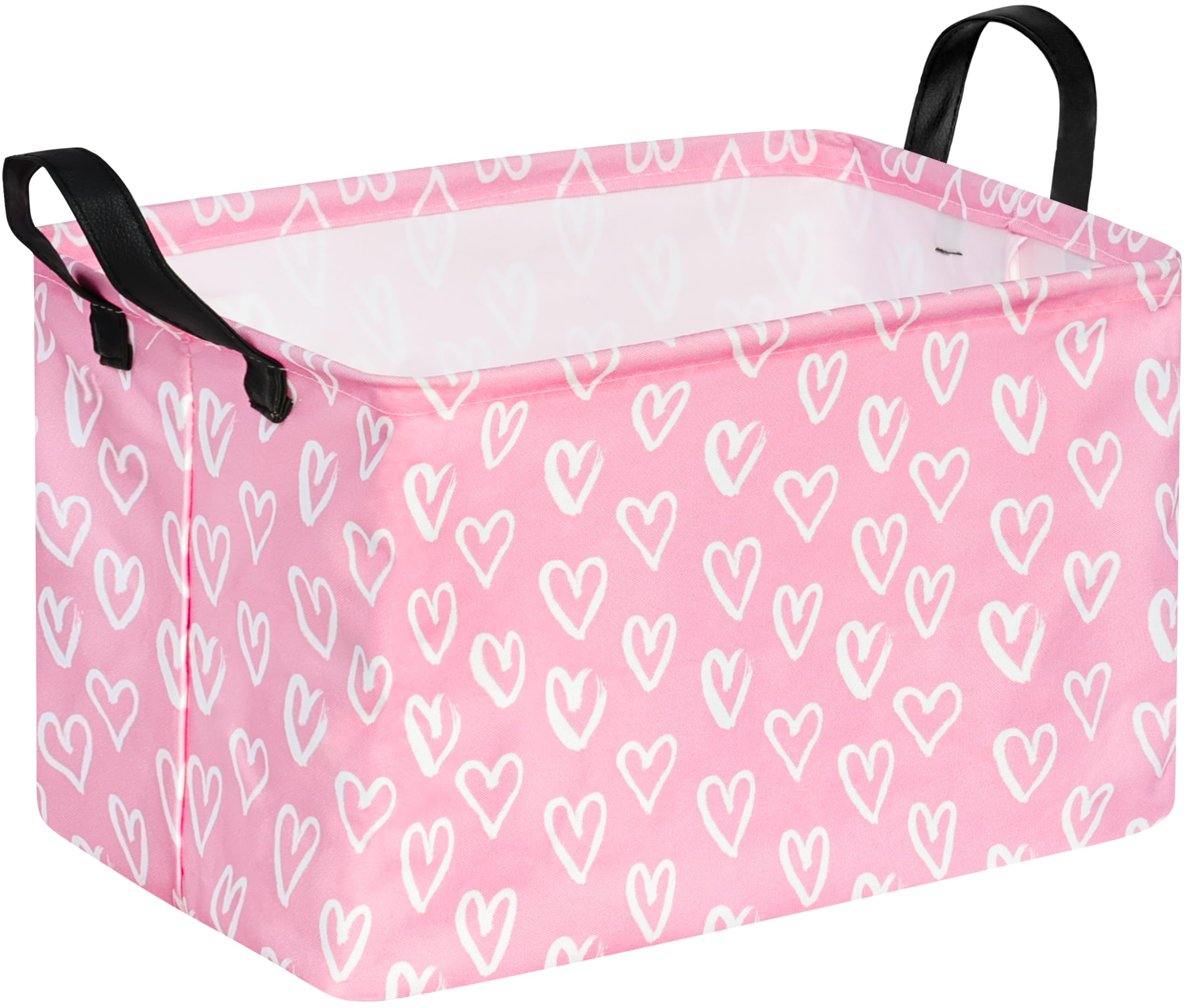 VAIVUSTO Rec Toy Box Chest Kids Hamper Storage Basket Collapsible Organizer Bin Gift Baskets for Home/Dorm/Kitchen/Pet/Office/Cl