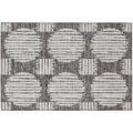 Sedona Sn13 Grey Contemporary Rug Rectangle 3' X 5'