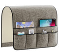 Sixyotie Armchair Caddy Remote Control Holder Sofa Organizer Non-Slip Couch Arm Chair Caddy with 6 Pockets for Tablets,Smart Pho