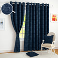 Story@Home Window Curtains 5 Feet Long Set Of 1 | Room Darkening Curtain | Floral Printed | Thermal Insulated Curtain For Living