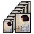 Poster Master 11x14 Black Wood Frames - 11x14 Poster Frames - Frame for Wall Art - Frame for Poster - 11x14 Frame Wood - Art Fra