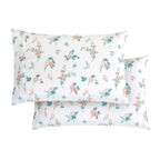 Elegant Comfort Ultra Soft Set Of 2 Floral Print Pillowcases - 1500 Premium Hotel Quality Microfiber, Soft And Smooth Envelope Closure 2-Piece Pillow Covers - King, Pink Celia