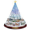 The Bradford Exchange Thomas Kinkade Reflections of Christmas Light Up Tabletop Tree