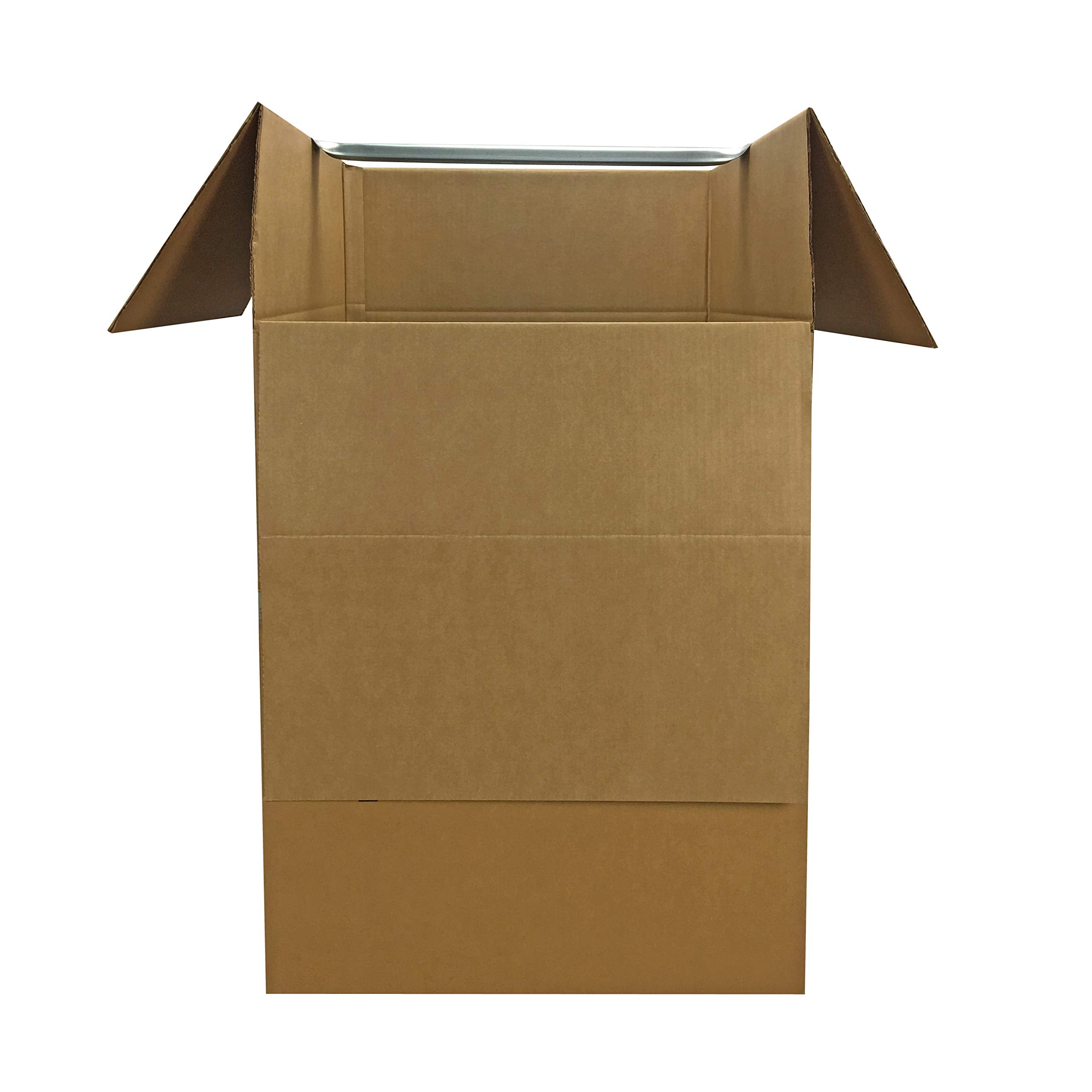 Uoffice Moving Boxes Bundle, Wardrobe Boxes 4-Pack, Wardrobe Clothing Moving Boxes With Bar, Space Savers Wardrobe Boxes, Moving