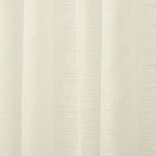 Exclusive Home Miami Semi-Sheer Indoor/Outdoor Hook-And-Loop Tab Top Curtain Panel Pair, 54''X96'', Ivory