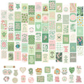 Sage Green Room Decor Aesthetic 70pcs, Green Wall Collage Kit Aesthetic Pictures for Teen Girls, Preppy Posters for Girls Room, 