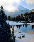 Snow Mountain Scenery Wall Decor Art Print Poster (16x20)