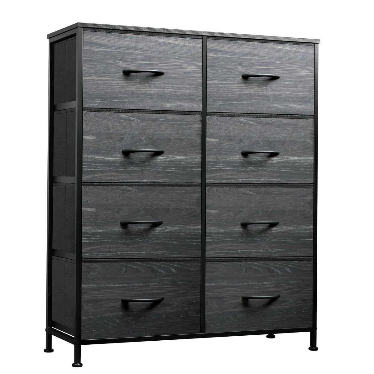 Wlive Tall Fabric Dresser For Bedroom With 8 Drawers, Storage Tower With Bins, Double Dresser, Chest Of Drawers For Closet, Livi