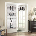 Bemigo Door Curtains For Door Windows, Rustic Windmill Wood Door Window Curtains For French Glass Door, Privacy Thermal Insulate