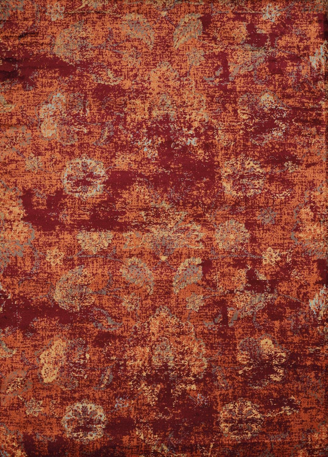 United Weavers 3001 00136 1215 12 Ft. 6 In. X 15 Ft. Bridges Via Vicosa Rug, Crimson