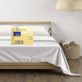 Thread Spread Luxury Egyptian Cotton King Stripe Sheet Set, 600 Thread Count Extra Long Staple 4 Pc Set, King Damask Sheets, Sof