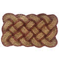 Nedia 12107 Lovers Knot 30' X 18' Mat, Brown/Natural