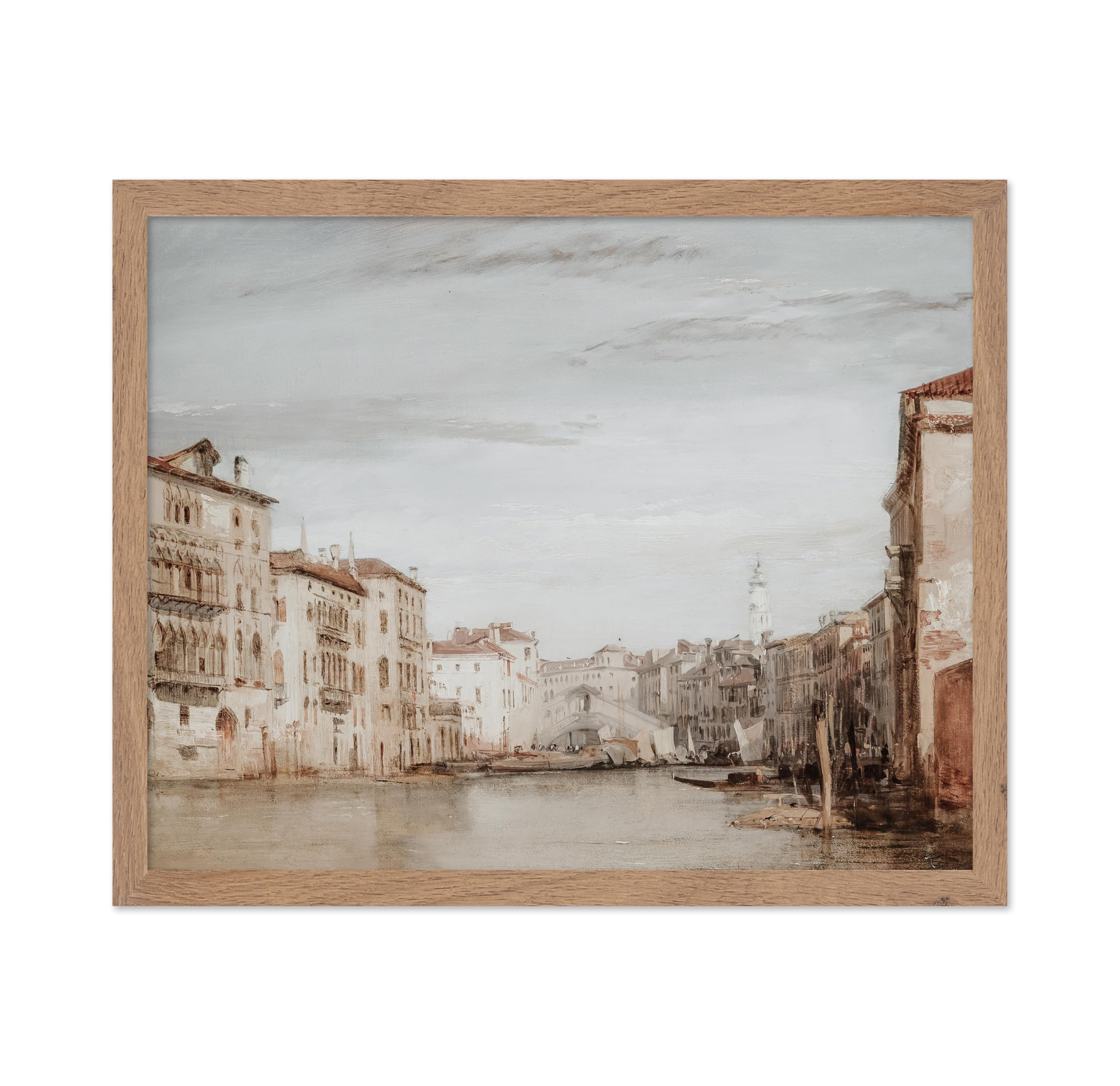 Poster Master Vintage The Grand Canal Painting Poster - Retro Venice Print - Fine Art - Italy Art - Gift for Men & Women - Aesth