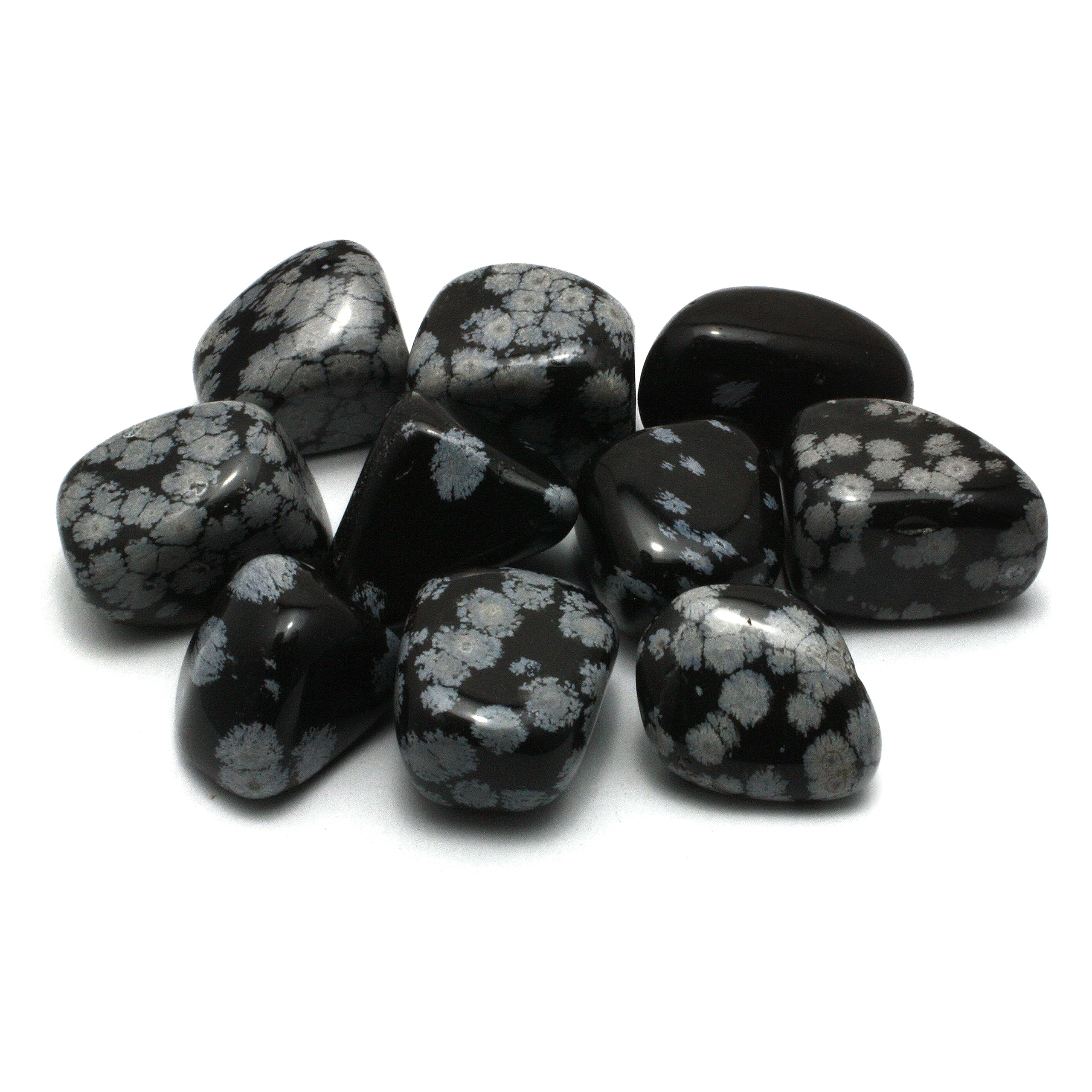 Snowflake Obsidian Tumble Stone (20-25mm) - Single Stone