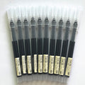 Sencoo 10 Pack Black Extra Fine Point Pens Liquid Ink Pen Rolling Roller Ball Quick-Drying Ink For Home Office School Students P