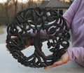 DharmaObjects Handcrafted Wooden Celtic Tree Of Life Wall Decor Hanging Art 2004 (Black)