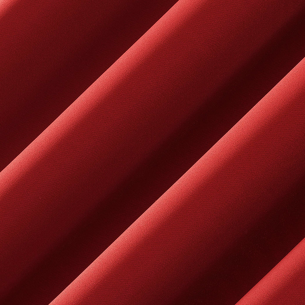 Sun Zero Barrow 2-Pack Energy Saving Grommet Curtain Panel Pair, 54'' X 63, Holiday Red