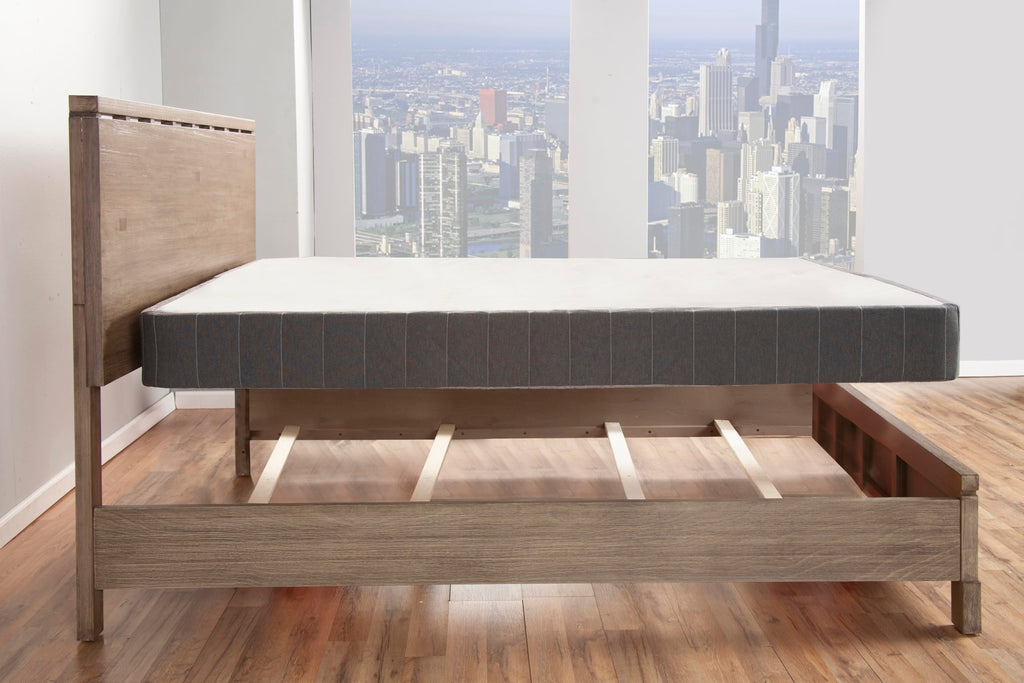 Hollywood Bed Frames Enforce Base Platform, Queen, Gray