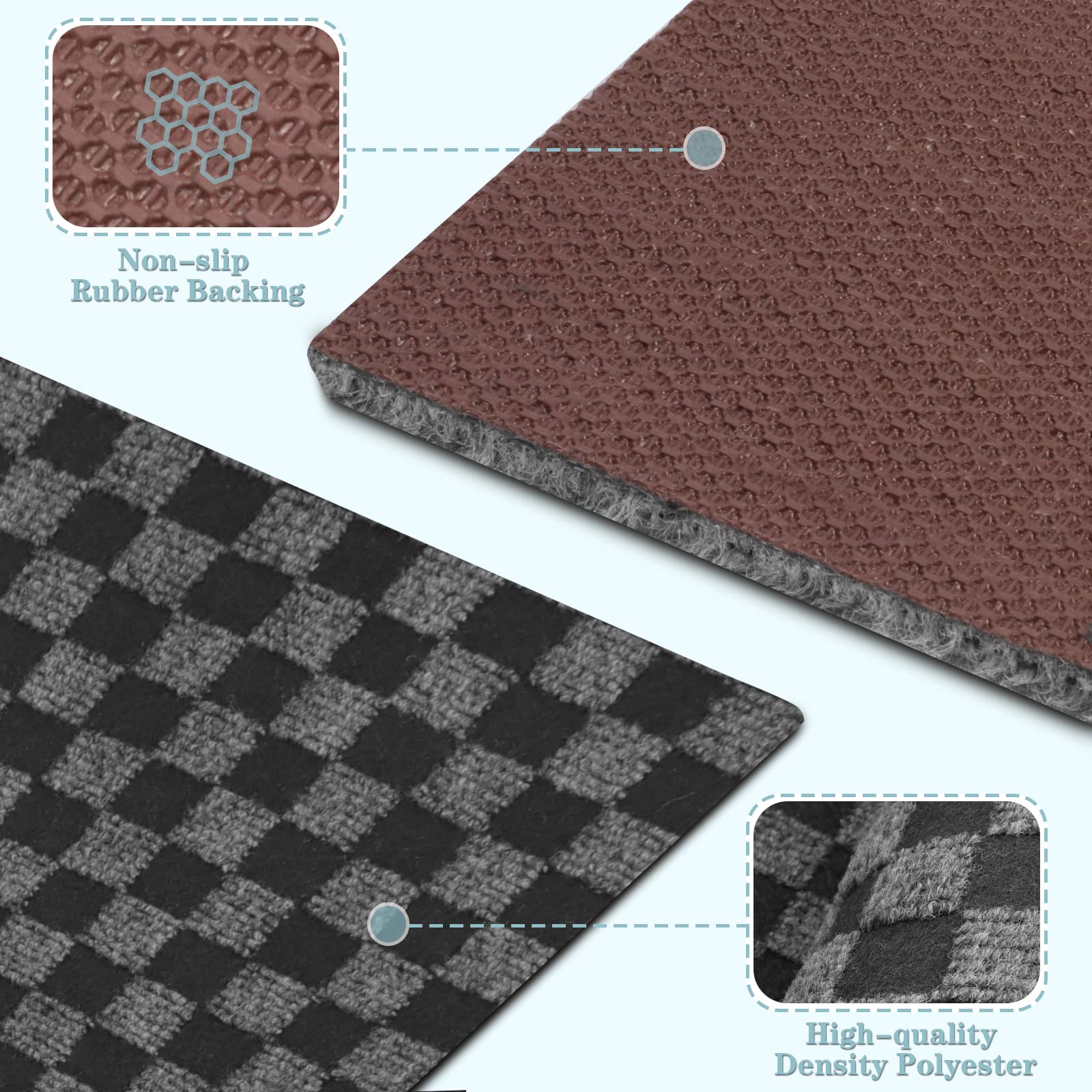 Runner Rug 4Ft X 36Ft, Ayoha 2'-82' Utility Carpet Runner For Entryway Hallway Aisles Balcony Garages, Area Rugs With Non-Slip R
