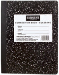 Sargent Art 23-1530 100Sht Hard Cover Marble Composition Book