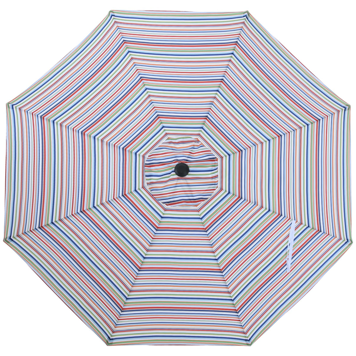 Mastercanopy Patio Umbrella 9 Ft Replacement Canopy For 8 Ribsred And Green Stripes Canopy Only