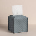 OLETHA Square Tissue Box Cover - Aesthetic Desk Decor for Room, Home & Office - Tissues Cube Boxes Holder - Lattice Patterns, As