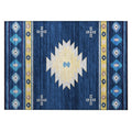 Phoenix Ph4 Blue Southwestern Rug Rectangle 10' X 14'