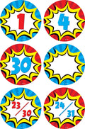 Teacher Created Resources Superhero Calendar Days (Tcr5589) Multi