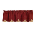 Park Designs Apple Jack Scallop Valance, 58 x 15
