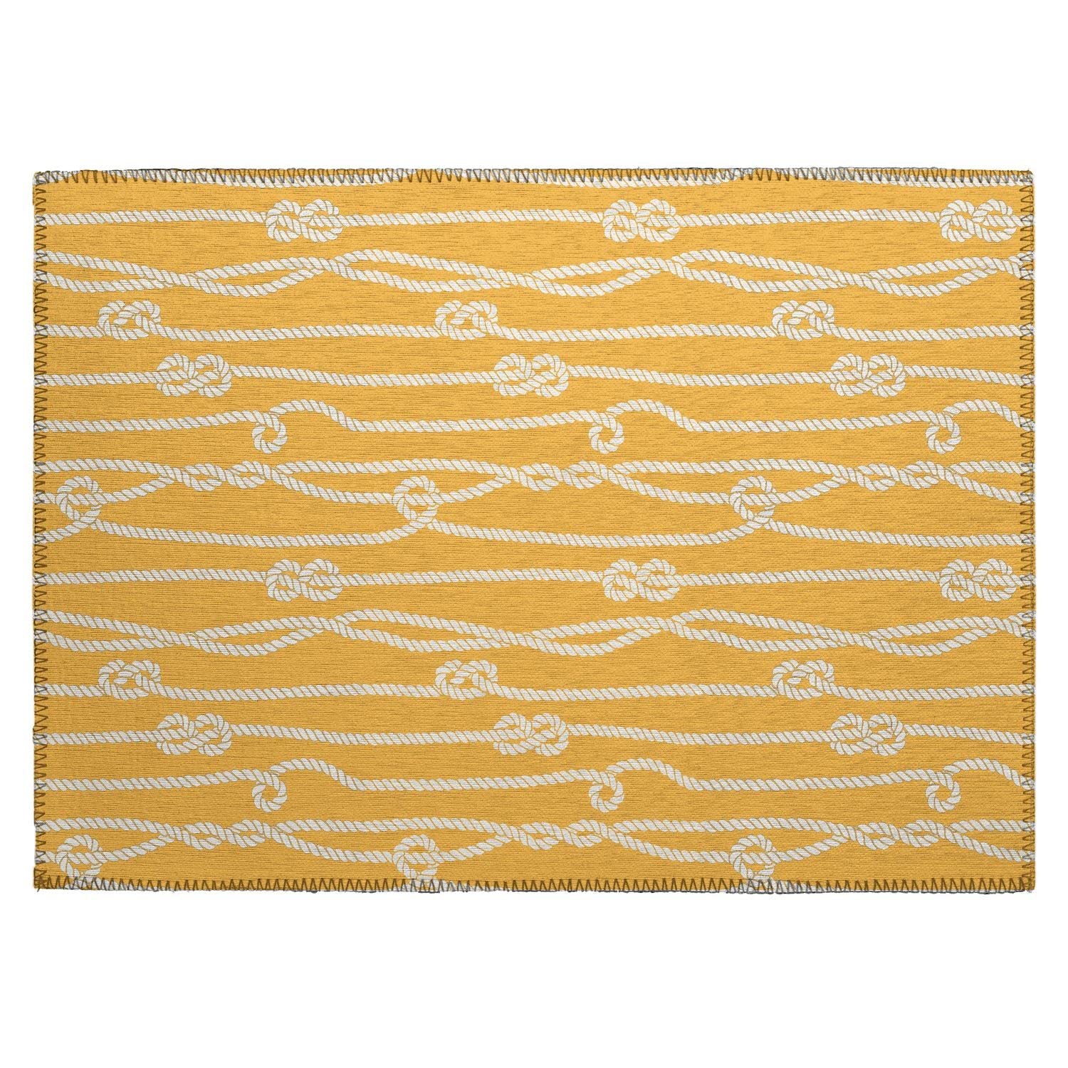 Harbor Ha7 Gold Coastal Rug Rectangle 8' X 10'