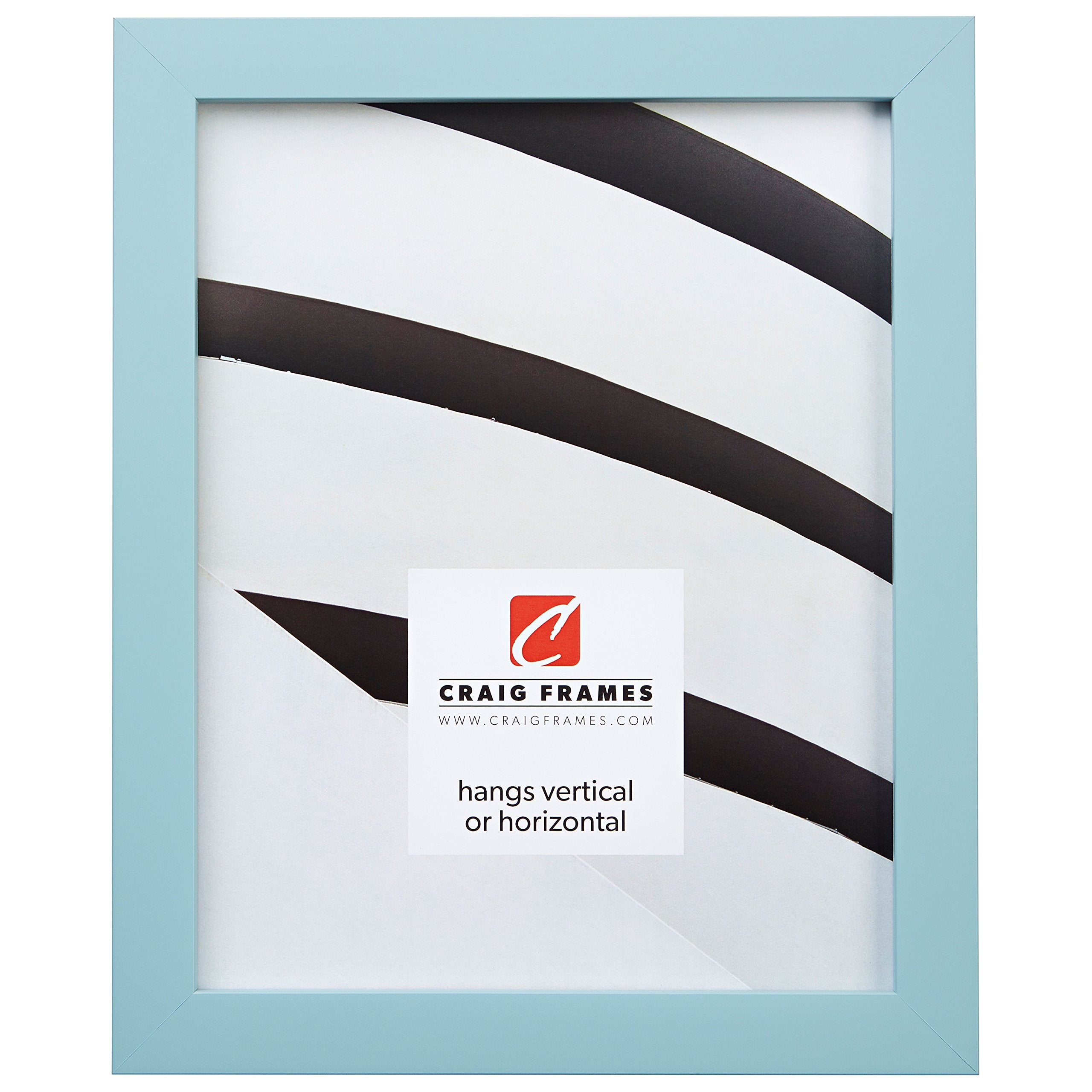 Craig Frames Confetti, Modern Light Blue Picture Frame, 20 x 24 Inch